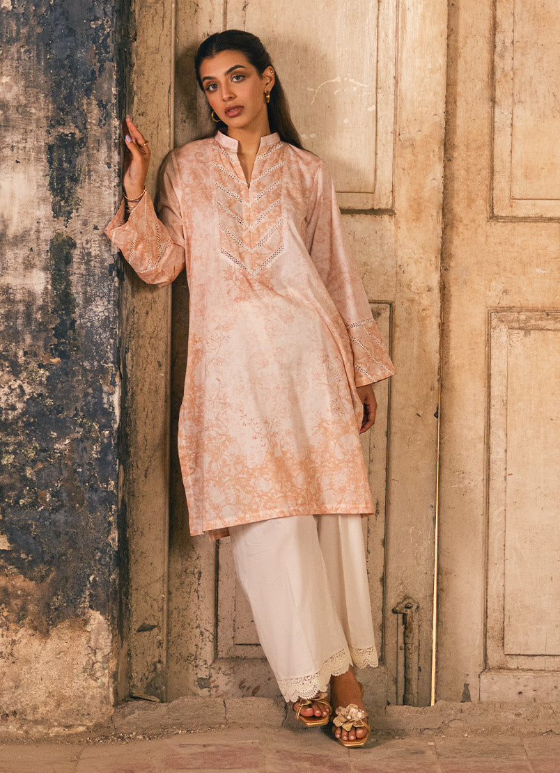 tan-peach-kurta