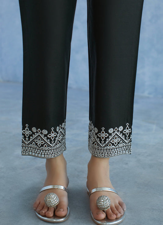 Schiffli Embroidered Pant