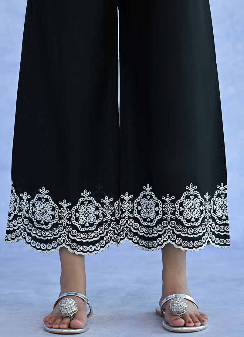 Schiffli Embroidered Pant