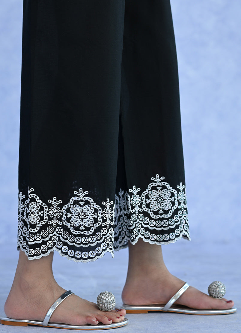 Schiffli Embroidered Pant